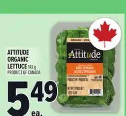 Metro ATTITUDE ORGANIC LETTUCE offer