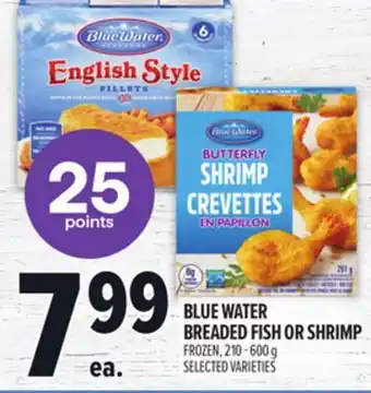 Metro BLUE WATER BREADED FISH OR SHRIMP offer