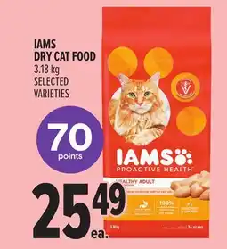 Metro IAMS DRY CAT FOOD offer