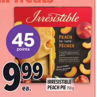 Metro IRRESISTIBLE PEACH PIE offer