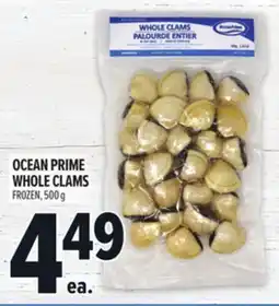 Metro OCEAN PRIME WHOLE CLAMS offer