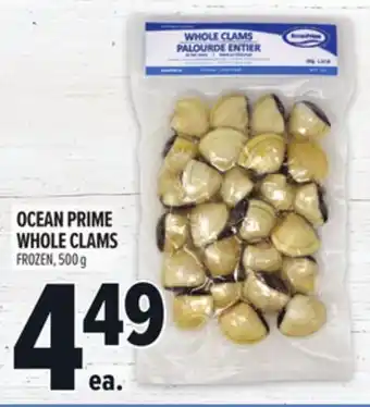 Metro OCEAN PRIME WHOLE CLAMS offer