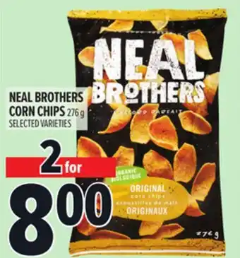 Metro NEAL BROTHERS CORN CHIPS offer