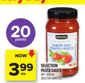 Metro SELECTION PASTA SAUCE offer