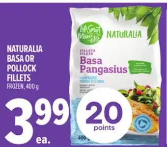 Metro NATURALIA BASA OR POLLOCK FILLETS offer