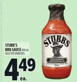 Metro STUBB'S BBQ SAUCE offer