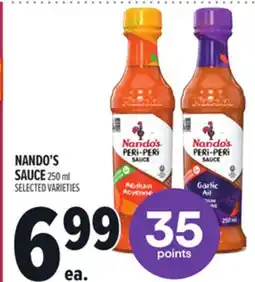 Metro NANDO'S SAUCE offer