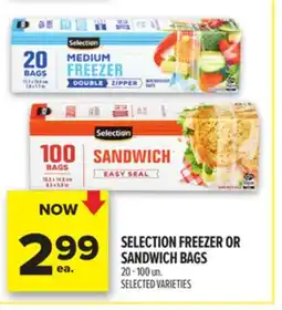 Metro SELECTION FREEZER OR SANDWICH BAGS offer
