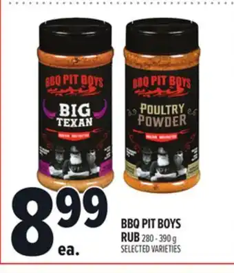Metro BBQ PIT BOYS RUB offer