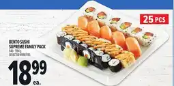 Metro BENTO SUSHI SUPREME FAMILY PACK offer