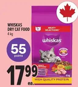 Metro WHISKAS DRY CAT FOOD offer