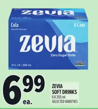 Metro ZEVIA SOFT DRINKS offer