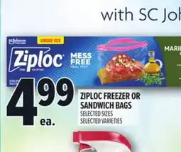 Metro ZIPLOC FREEZER OR SANDWICH BAGS offer