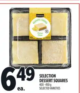 Metro SELECTION DESSERT SQUARES offer