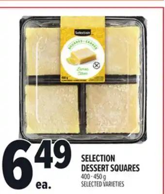 Metro SELECTION DESSERT SQUARES offer