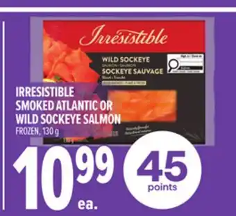 Metro IRRESISTIBLE SMOKED ATLANTIC OR WILD SOCKEYE SALMON offer