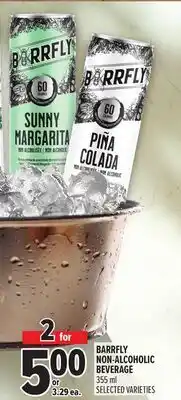 Metro BARRFLY NON-ALCOHOLIC BEVERAGE offer