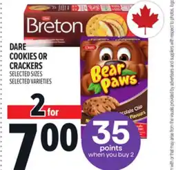 Metro DARE COOKIES OR CRACKERS offer