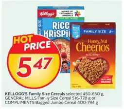 Sobeys KELLOGG'S Family Size Cereals offer