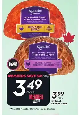 Sobeys PANACHE Roasted Ham, Turkey or Chicken offer