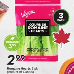 Sobeys Romaine Hearts offer
