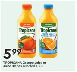 Sobeys TROPICANA Orange Juice or Juice Blends offer