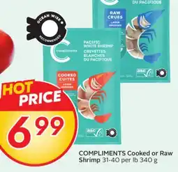Sobeys COMPLIMENTS Cooked or Raw Shrimp offer