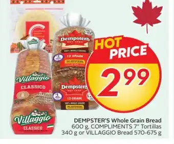 Sobeys DEMPSTER'S Whole Grain Bread offer