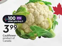 Sobeys Cauliflower offer