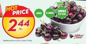 Sobeys Cherries offer
