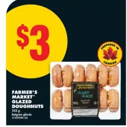 No Frills FARMER'S MARKET GLAZED DOUGHNUTS, 552 g offer