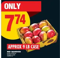 No Frills RED MANGOES, APPROX 9 LB CASE offer