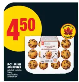 No Frills PC MINI MUFFINS, 336 G offer