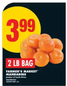 No Frills FARMER'S MARKET MANDARINS, 2 LB BAG offer