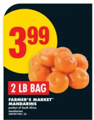 No Frills FARMER'S MARKET MANDARINS, 2 LB BAG offer