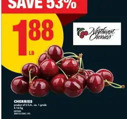 No Frills CHERRIES offer
