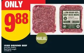 No Frills LEAN GROUND BEEF, 2x450 g offer