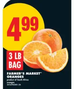 No Frills FARMER'S MARKET ORANGES, 3 LB BAG offer