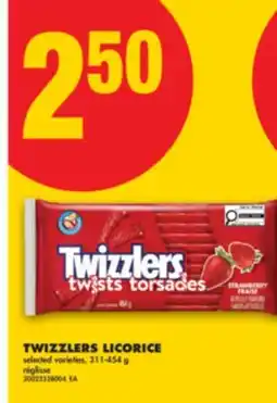 No Frills TWIZZLERS LICORICE, 311-454 g offer