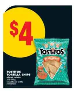 No Frills TOSTITOS TORTILLA CHIPS, 205-295 g offer