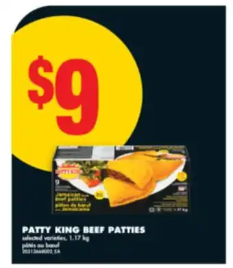 No Frills PATTY KING BEEF PATTIES, 1.17 kg offer