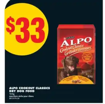 No Frills ALPO COOKOUT CLASSICS DRY DOG FOOD, 16 kg offer