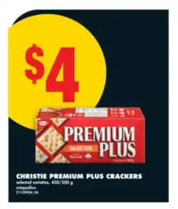 No Frills CHRISTIE PREMIUM PLUS CRACKERS, 450/500 g offer