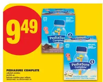No Frills PEDIASURE COMPLETE, 4x235 mL offer