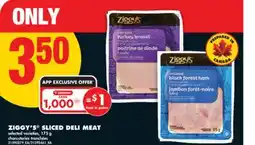 No Frills ZIGGY'S SLICED DELI MEAT, 175 g offer