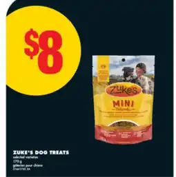 No Frills ZUKE'S DOG TREATS, 170 g offer