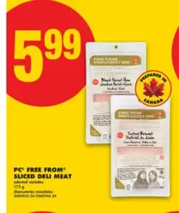 No Frills PC FREE FROM SLICED DELI MEAT, 175 g offer