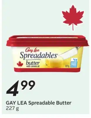 Sobeys GAY LEA Spreadable Butter offer