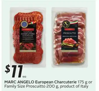 Sobeys MARC ANGELO European Charcuterie offer