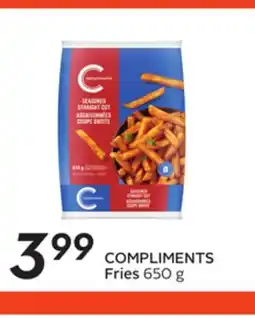 Sobeys COMPLIMENTS Fries offer